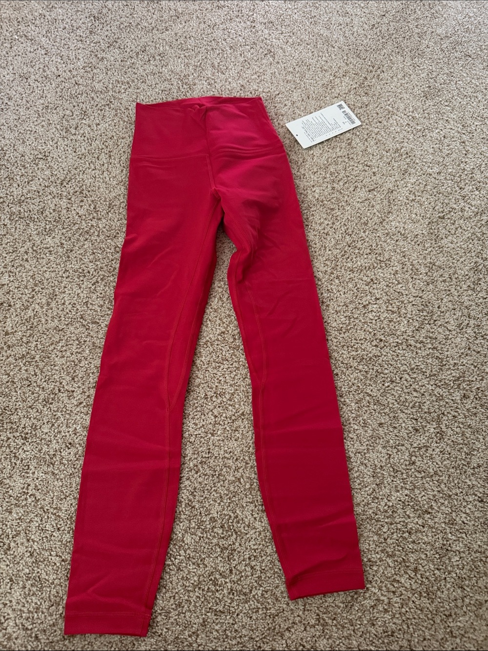 lululemon athletica Bright Red High-Rise Leggings